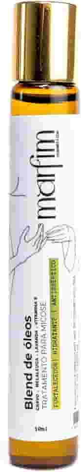 Óleo Hidrante Para Unhas e Cutículas Tratamento para Micose e Fungos Antisséptico 10ml Hidratação com Cravo, Lavanda, Melaleuca e Vitamina E – Vegano e Antifúngico - Marfim