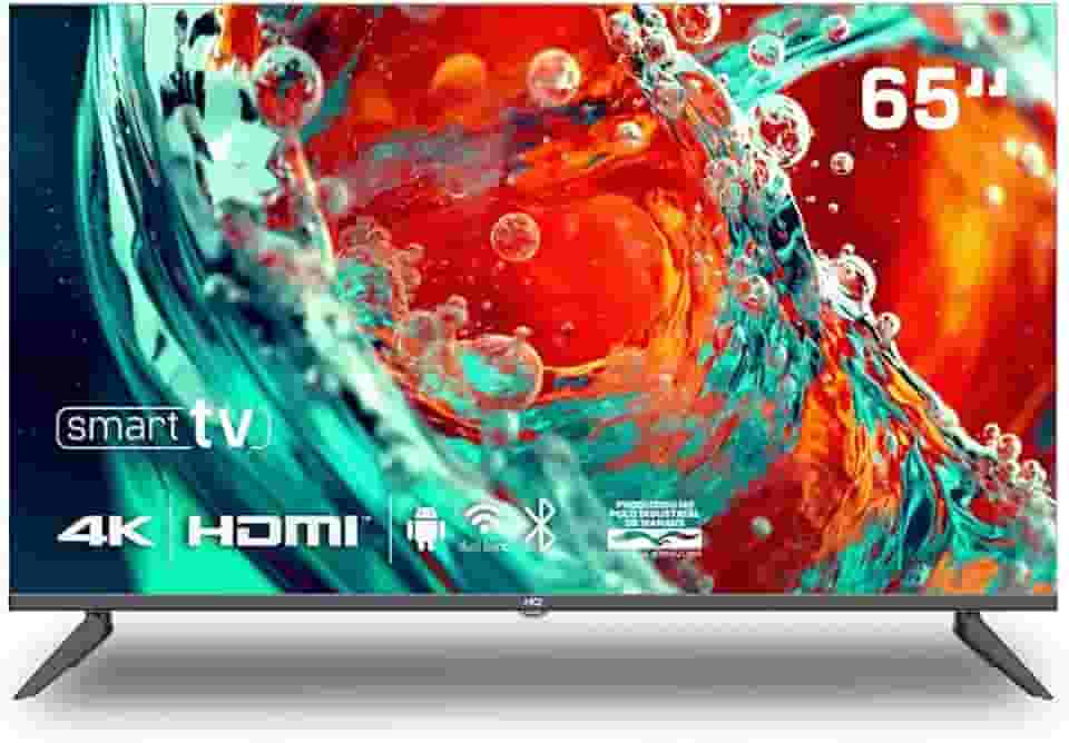 Smart TV HQ 65" 4K tela sem bordas design Slim HQS65NKHM