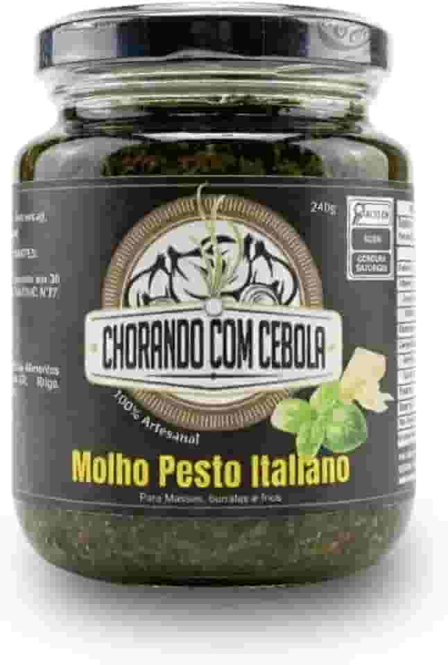 Chorando com Cebola, Molho Pesto Italiano Gourmet Chorando com Cebola 240g