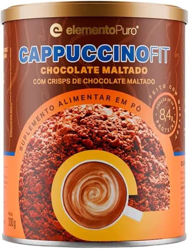 Cappuccino Fit 200g Chocolate Maltado - Elemento Puro