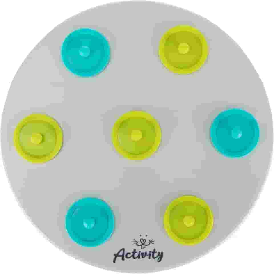 Trixie Tábua de Lanche de Coelho, Brinquedo Interativo, Quebra-Cabeça Para Animais Pequenos, Estimulação Mental Para Coelho, Furão e Chinchila