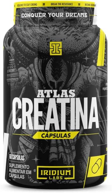 Atlas Creatina Cápsulas - 60 Caps - 100% Pura