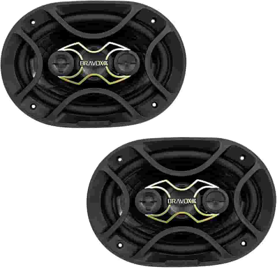 Par Alto-Falante Quadriaxial 6x9' 70RMS B4X69 GOLD - Bravox