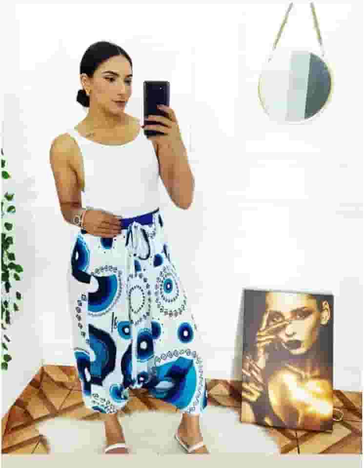 Calça Tay Yoga e Meditação de Algodão