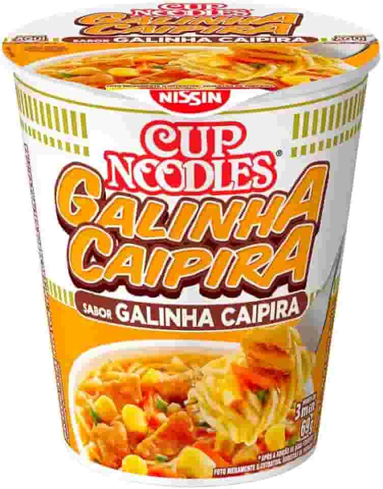 Cup Noodles Sabor Galinha Caipira Nissin 69g