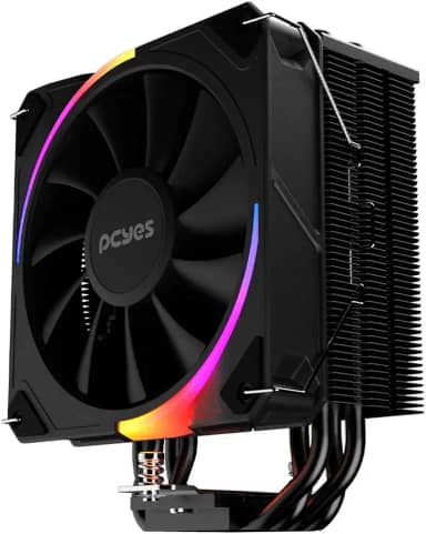 Cooler para Processador Pcyes Frost Pulse ARGB Black Vulcan - TDP 180W - PEFPARGBBV