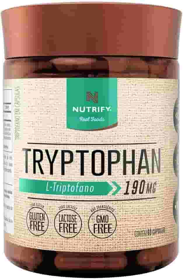 L-triptofano Tryptophan 190mg 60caps Nutrify Original
