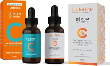 Serum Vitamina C + Ácido Hialurônico + Vitamina E + Ureia - Sérum Facial - 95% Ingredientes Naturais - Clareia, Revitaliza, Restablece, Hidrata e Tonifica a Pele – Ideal para todos os tipos de pele– 15 ml (15 mL)