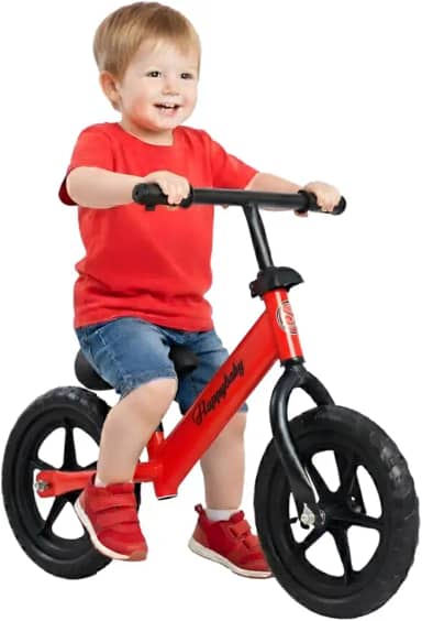 Bicicleta Sem Pedal Equilíbrio Infantil Vermelha Aro 10 - Castela