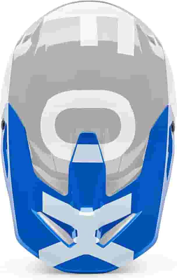 Fox Racing V1 Capacete Motocross Dirt Bike Visor, Escudo Azul, Extra Grande/XX-Grande