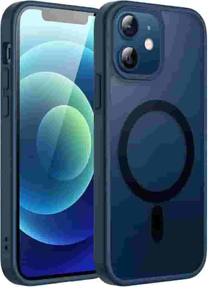 Capa magnetica para iphone (Azul Marinho, iPhone 11)