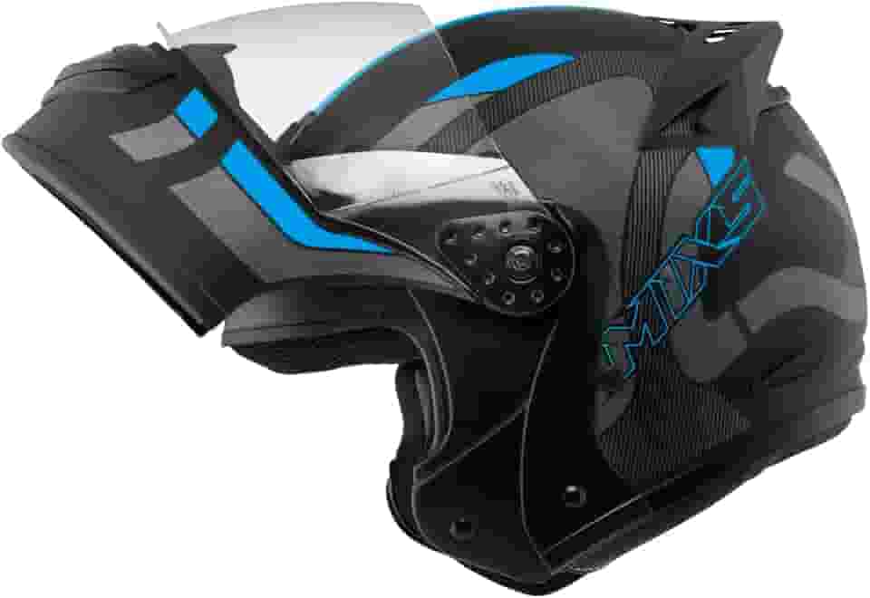 Capacete Moto Mixs Gladiator Delta Fosco Articulado Escamoteável Robocop Motociclista Motoqueiro