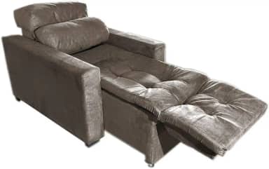 Poltrona do Papai Retrátil e Reclinável Madri Marrom