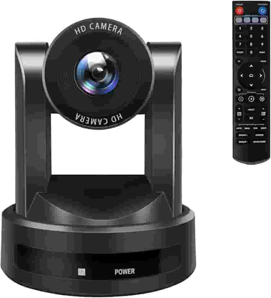Câmera PTZ com zoom óptico HDMI SDI USB Webcam IP Live Streaming 1080P 60fps com suporte a PoE para serviços de igreja, adoração, educação e videoconferência (HDMI/SDI/USB/IP 20X)