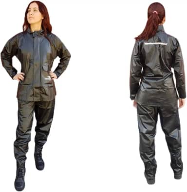 Capa De Chuva Feminina Para Motoqueiro Pvc Impermeavel Piracapas P