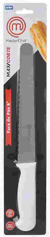 Faca Para Pão, Maxicorte, 1 Unidade, 8', Cabo Branco, MasterChef