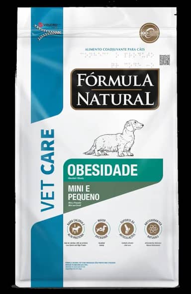 Ração Vet Care Obesidade Para Cães Porte Mini E Pequeno 2,0kg Fórmula Natural
