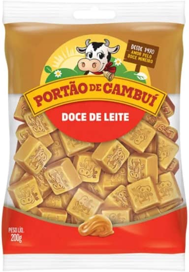 Doce De Leite Clássico Em Cubos Portão De Cambuí Pacote 200g