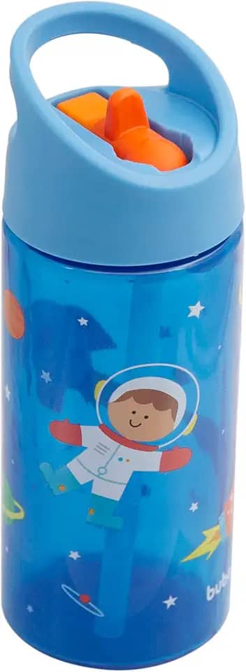 Garrafinha Aventuras Astronauta, Buba, 400ml, Azul
