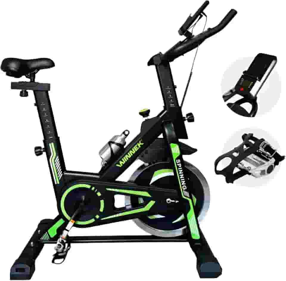 Bicicleta Ergométrica Horizontal Magnética Winnek Monitor Digital 8 Niveis De Ajustes Sensor De Pulsaçao Pedal Com Cinta Ajustavel