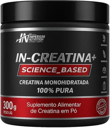 Creatina Monohidratada Micronizada 100% Pura - 300g - IN-Creatina+ Imperium Nutrition
