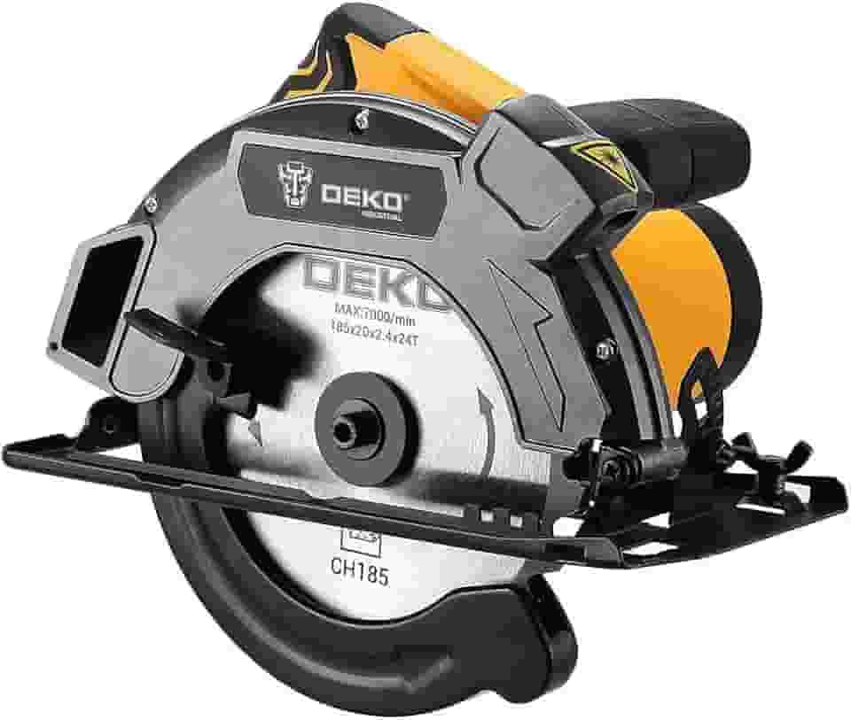 Serra Circular Profissional 7.1/4 Polegadas 1600W 220V com Guia Laser - Deko