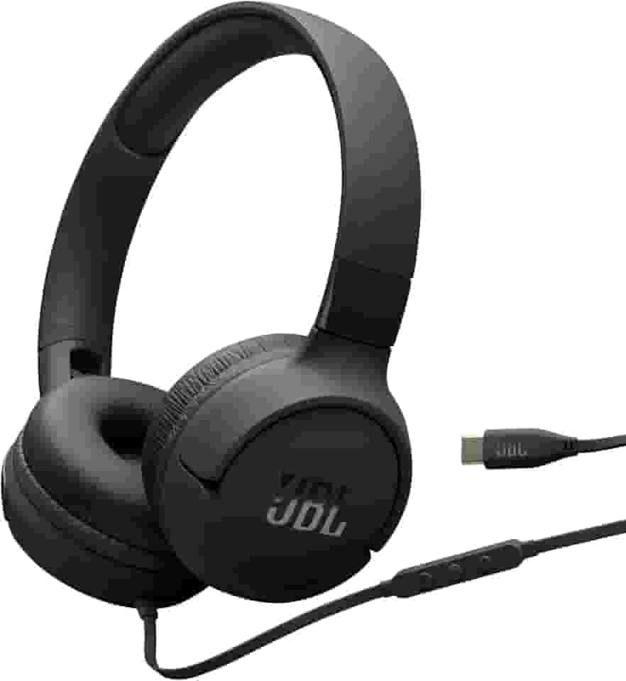 JBL, Fone de Ouvido Bluetooth, Tune 520C, On Ear, Com Fio, Com Cancelamento de Ruído - Preto