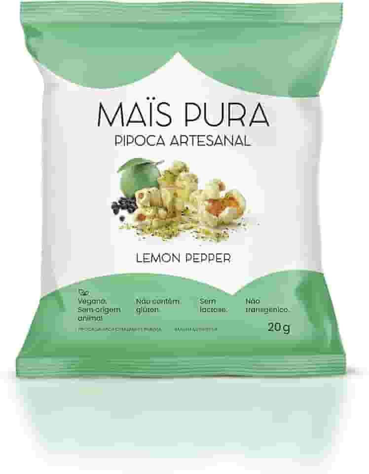 Mais Pura Pipoca Sabor Lemon Pepper 20G