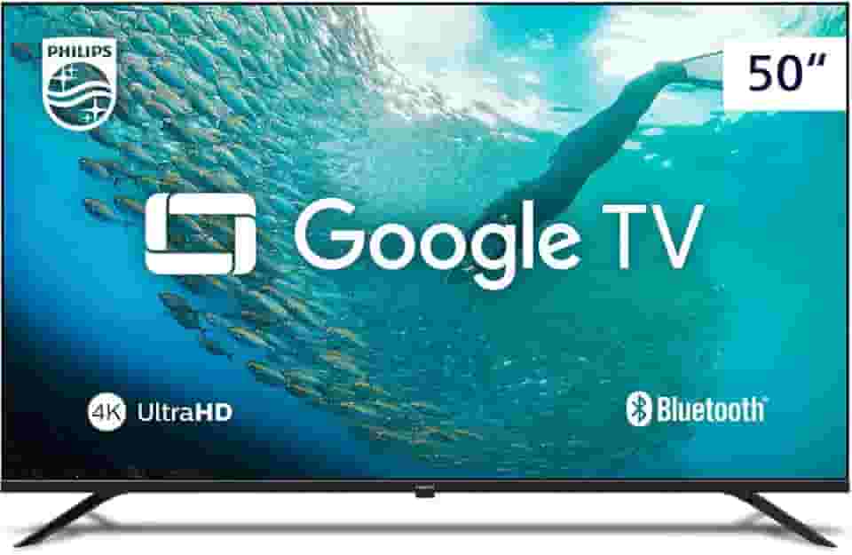 PHILIPS, Smart TV, 50'' 4K UHD, 50PUG7019/78, Google TV, Comando de Voz, HDR