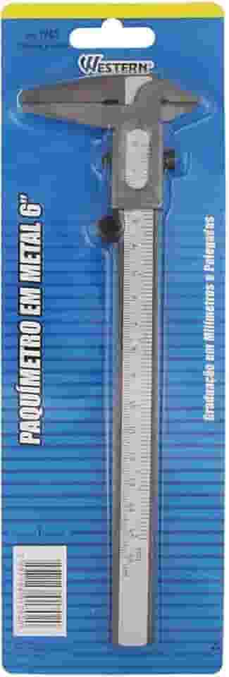 Western Paquímetro Em Metal Cinza