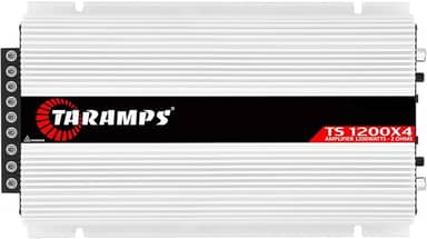 Módulo Taramps TS 1200X4 2 Ohms 1200x4 RMS 4 Canais Amplificador Som Automotivo