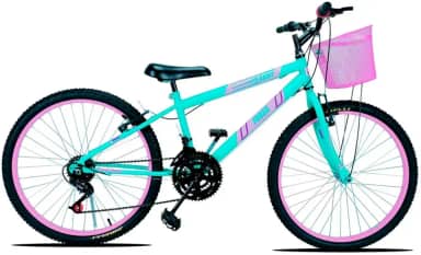 Bicicleta De Passeio Infantil Forss Anny Aro 24 18v Freios V-brakes