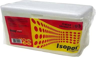 Caixa Térmica de Isopor, Knauf, 3 Litros, Sem Alça, 227x137x186mm