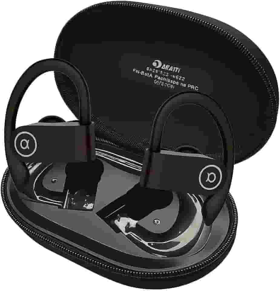 Fone de Ouvido Premium, IPhone e Android, Bluetooth 5.4, IPX5 à Prova D'Água, 45h de Bateria, Com Microfone Embutido. Design Esportivo e Ergonômico, Ideal Para Corridas, Atividades Físicas, Videogame