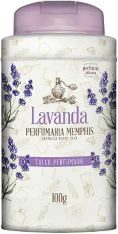 Memphis Talco Perfumado Lavanda De 100G Perfumaria