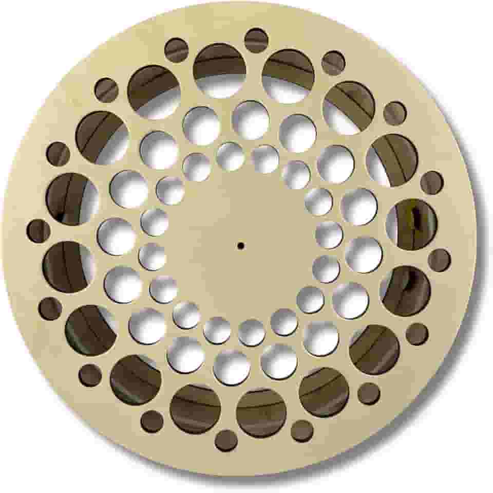 Carretilha de Madeira Crua 17 Polegadas Catracada Destravada Com Reforço Para Pipas