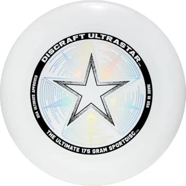 Disco de frisbee Discraft Ultrastar, branco, 175 gramas