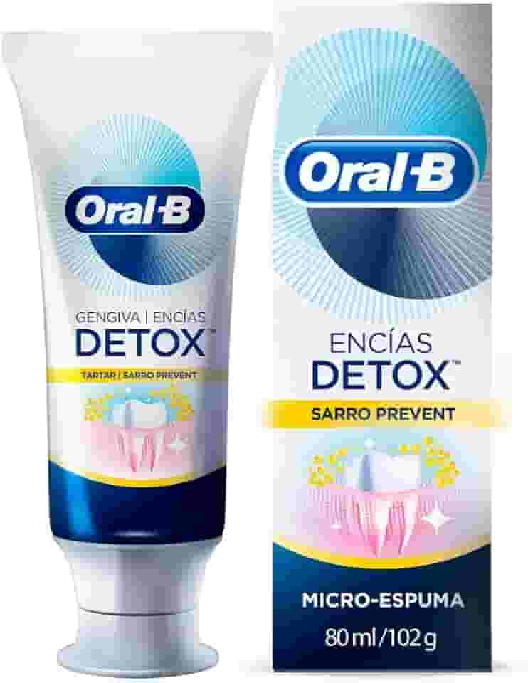 Oral-B Pasta de Dente Gengiva Detox Tartar Prevent Com Microespuma com Flúor 75 ml