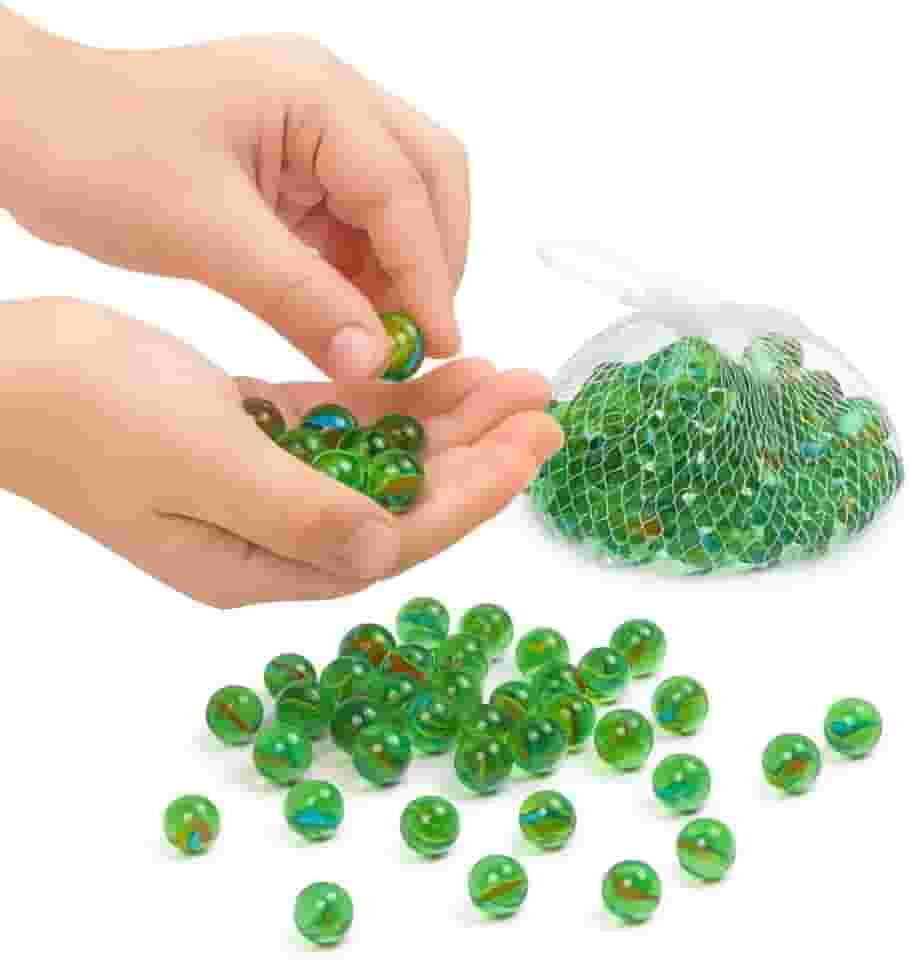 Kit com 40 Bolinhas de Gude – Jogo Infantil Clássico, Ideal para Brincadeiras, Massagem e Relaxamento