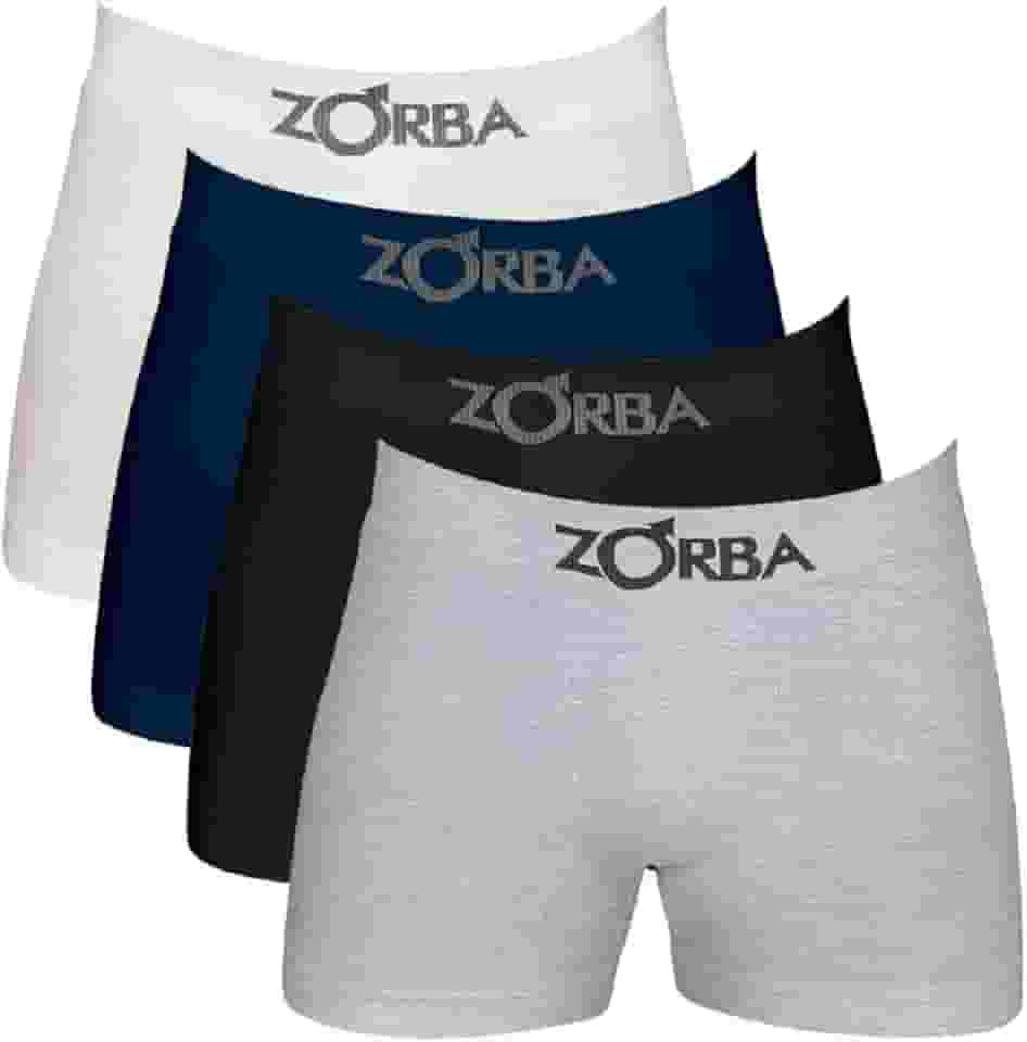 Kit 4 Cueca Boxer Sem Costura Box Zorba Box