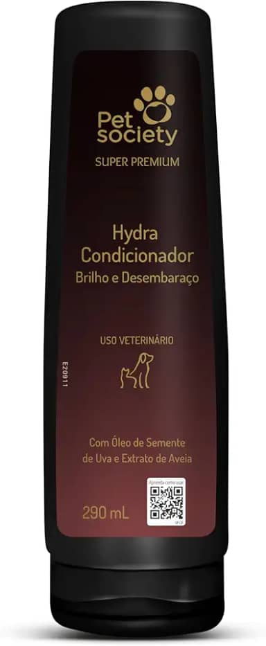Pet Society Super Premium Condicionador Brilho e Desembaraço Para Cães e Gatos - 290 mL