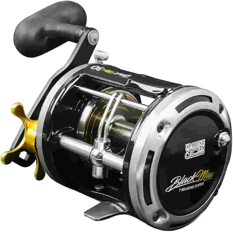 Carretilha Pesca Black Max 50 Marine Sports - Extra Pesada