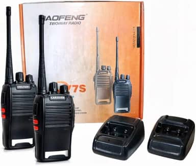 Rádio Comunicador 16 Canais Walk Talk de Longo Alcance Bateria Recarregável