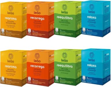 Chá Leão Funcional, 80 saquinhos