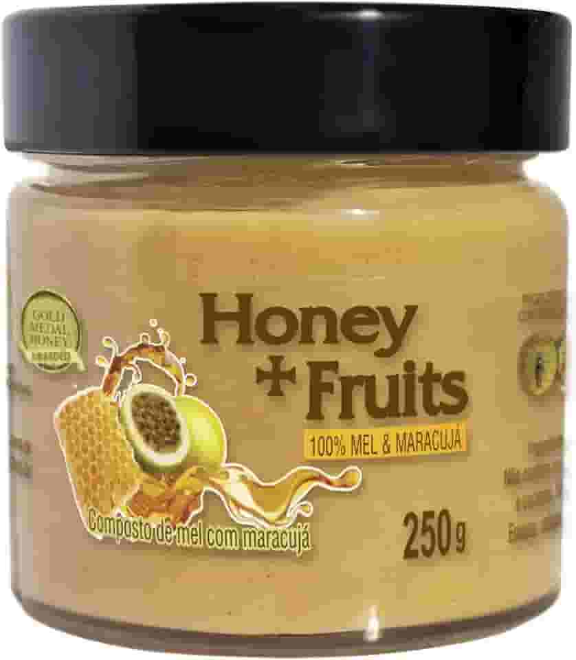 Mel com Maracujá Gold Medal Honey | Sem Açúcares ou Aditivos | 100% Natural | Perfeito para Lanches e Sobremesas | Somente 2 Ingredientes | Sabor Incrível e Saudável | 250g