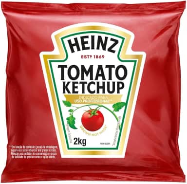 Heinz Ketchup Sache Tradicional, 2KG - Tamanho Grande