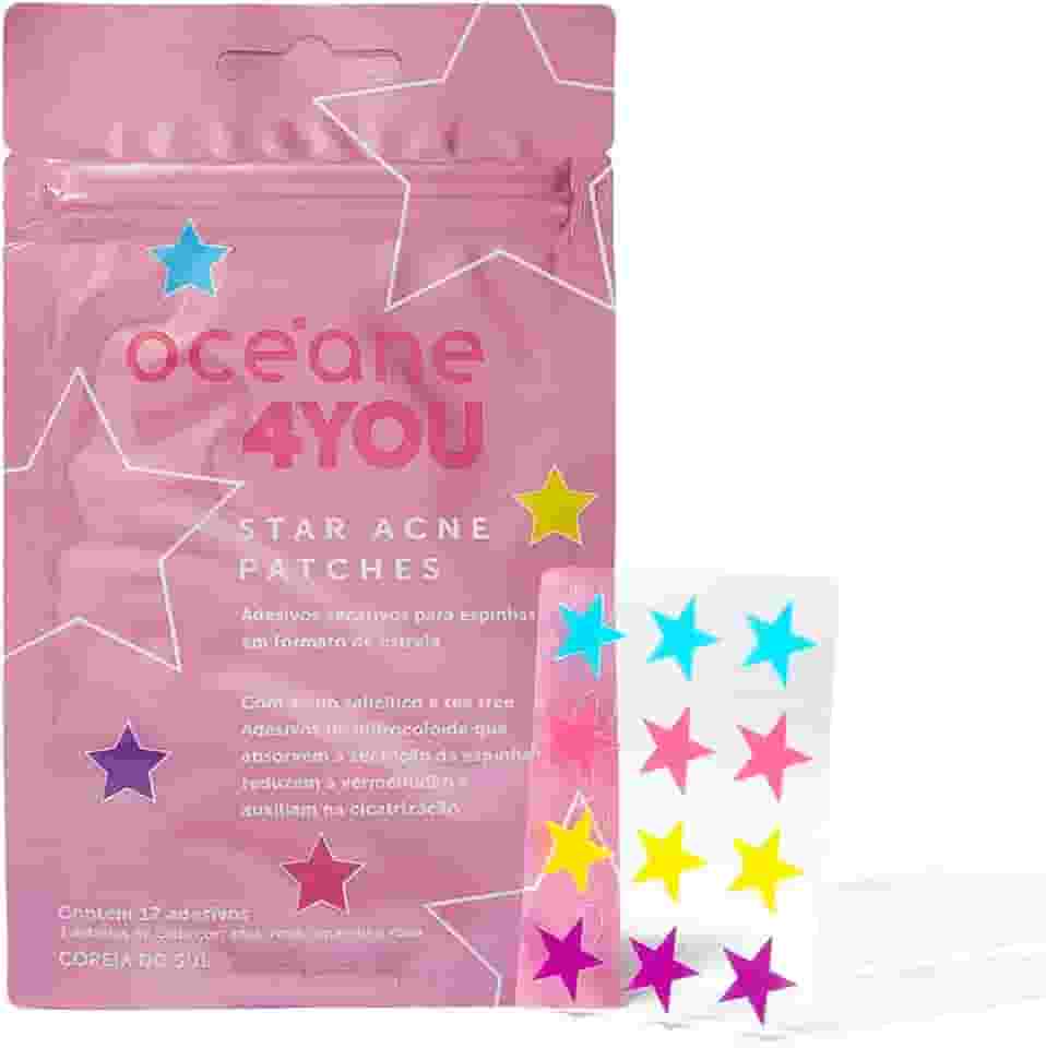 Océane – Star Acne Patches - Adesivos Secativos Espinhas./Unica