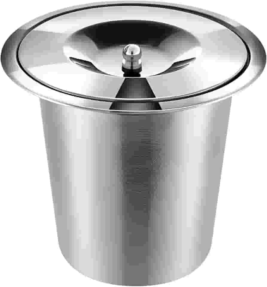 Cesto Lixeira Pia Cozinha Embutir 5 L Inox 304 Não Enferruja