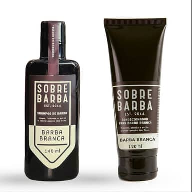 Kit para Barba - Shampoo e Condicionador Barba Branca Sobrebarba
