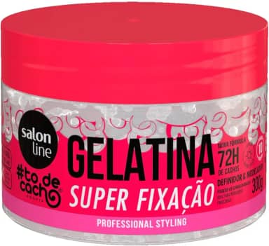 #TODECACHO GELATINA SUPER FIXAÇÃO 300G, Salon Line